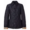 Burberry Diamond-quilted Thermoregulated Jacket In Blue/black