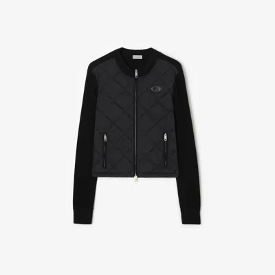 Burberry Diamond-quilted Gilet In Black