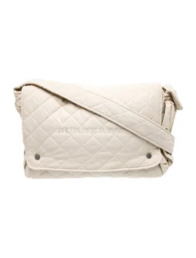 Pre-owned Burberry Babies' Diaper Bag W/ Tags In Neutrals