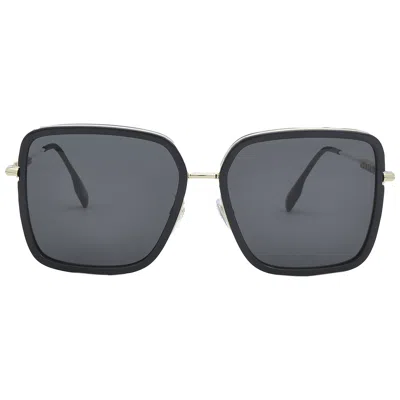 Burberry Dionne Dark Grey Butterfly Ladies Sunglasses Be3145d 110987 59 In Grey/red