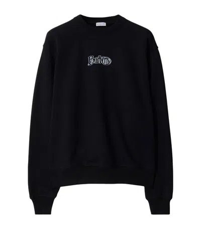 Burberry Moon Boot Plum Suede Icon Low Ankle Boots In Black