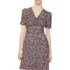 Burberry Ditsy Floral Silk Mini Dress In Multi