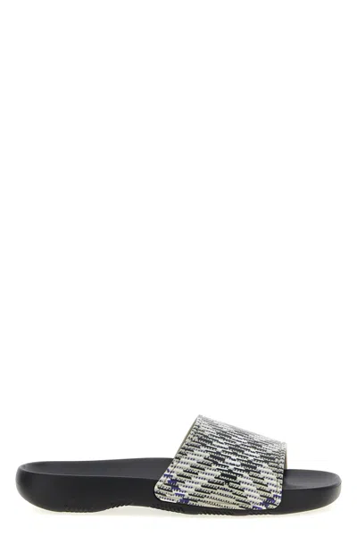 BURBERRY BURBERRY 'DIVE CHECK' SANDALS