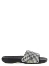 Burberry Patterned Strap Open Toe Rubber Sandals In Multi