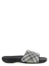 Burberry Dive Embossed Check Pool Slide Sandal In Multicolor