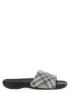 Burberry Dive Embossed Check Pool Slide Sandal In Multicolor