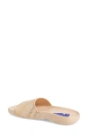 Burberry Women's Dive Check Sandals In Teacup Ip Check