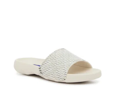 Burberry Dive Slide Sandal In White
