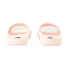 Burberry Embossed Pattern Slides Flat Sole Open Toe In Pink