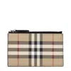 Burberry Vintage Check Zipped Card Case