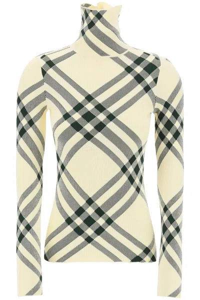 Burberry "dolcevita Rib In Yellow,green