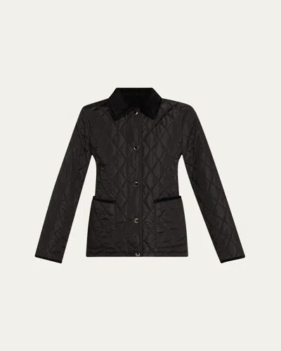 Burberry Dorset Quilted Barn Jacket In Multi