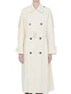 BURBERRY DOUBLE-BREASTED BELTED TRENCH COAT