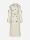 Burberry Coats In Ivory