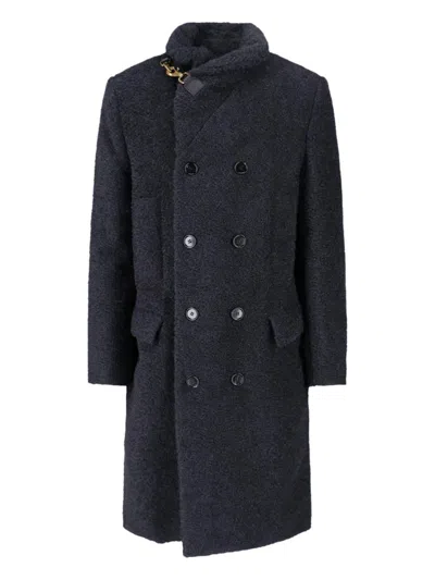 BURBERRY BURBERRY DOUBLE BREASTED LONG SLEEVED COAT