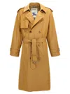 BURBERRY DOUBLE-BREASTED LONG TRENCH COAT
