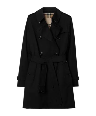 BURBERRY DOUBLE-BREASTED MID-LENGTH TRENCH COAT