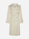 BURBERRY DOUBLE-BREASTED NYLON TRENCH COAT