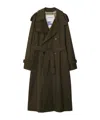 Burberry Castleford Trench Coat In Black