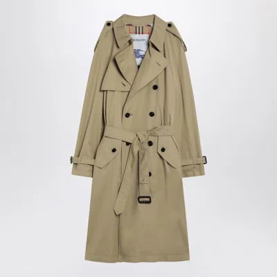 Burberry Double-breasted Trench Coat In Hamper Color Men