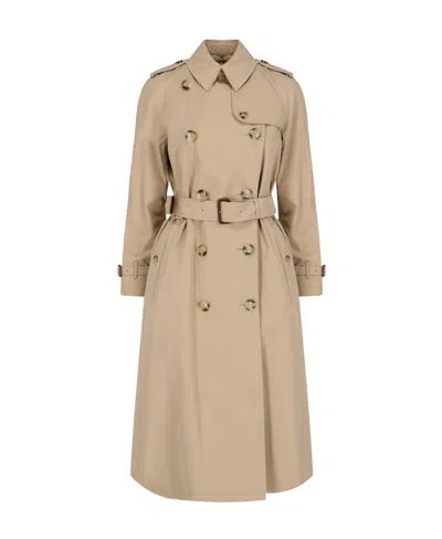 BURBERRY BURBERRY HERITAGE WATERLOO DOUBLE-BREASTED TRENCH COAT
