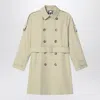 Burberry Double-breasted Trench Coat With Belt