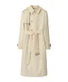 Burberry Double-breasted Trench Coat In Multi
