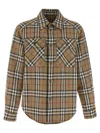 Burberry Relaxed Check-patch Sweatshirt In Multicolor