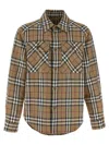 Burberry Relaxed Check-patch Sweatshirt In Multicolor