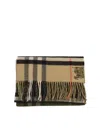 Burberry Double-faced Check Cashmere Scarf In Brown