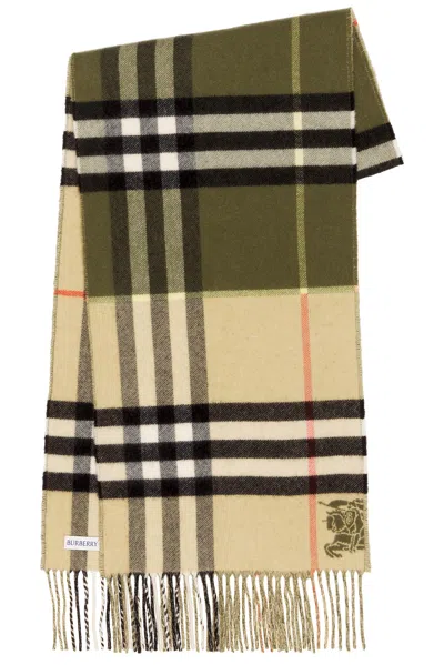 BURBERRY DOUBLE GIANT CHECK SCARF