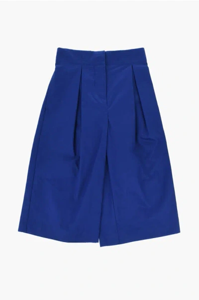 Burberry Double Pleat Hermia Palazzo Pants With Hidden Closure