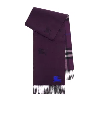 Burberry Double-sided Cashmere Scarf In Black