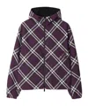 Burberry Reversible Check Jacket In Black