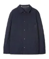 Burberry Double-sided Quilted Coat In Black