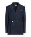 Burberry Double-breasted Blazer In Multi