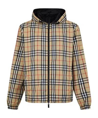 Burberry Double-faced Casual Jacket In Brown