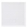 Burberry Dove White Exclusive Logo Stretch Cotton Baby Blanket In White