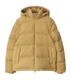Burberry Detachable Sleeve Nylon Puffer Jacket In Neutrals