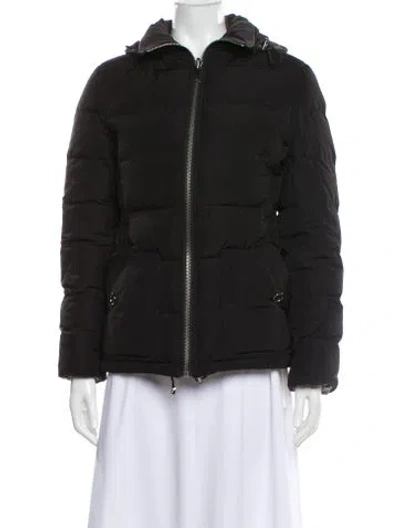Pre-owned Burberry Down Coat In Black