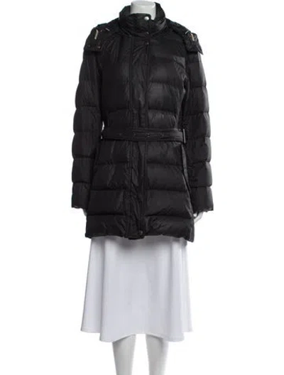 Pre-owned Burberry Down Coat In Black