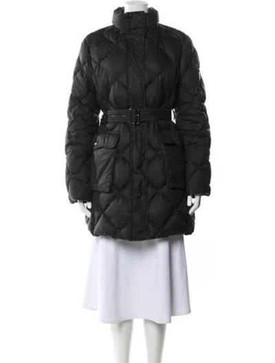 Pre-owned Burberry Down Coat In Black