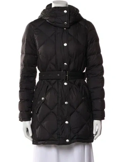Pre-owned Burberry Down Coat In Black