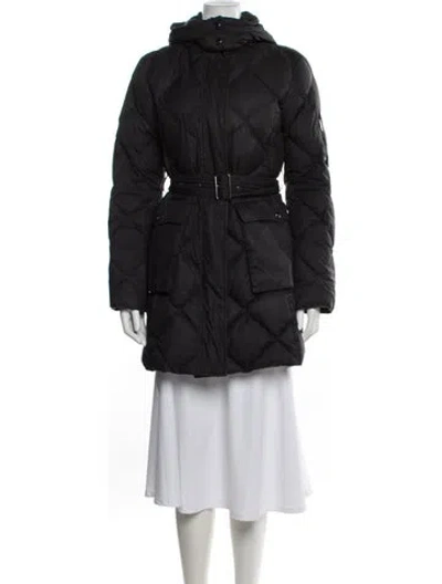 Pre-owned Burberry Down Coat In Black