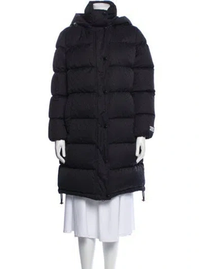 Pre-owned Burberry Down Coat In Black