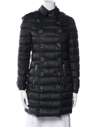 Pre-owned Burberry Down Coat In Black