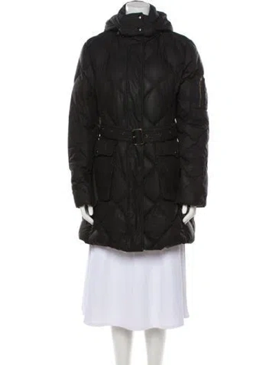 Pre-owned Burberry Down Coat In Black