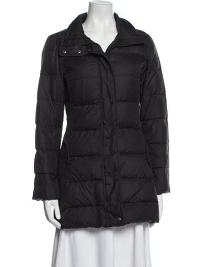 Pre-owned Burberry Down Coat In Black