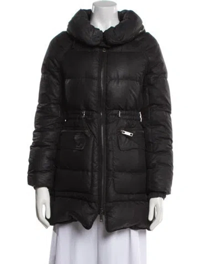 Pre-owned Burberry Down Coat In Black