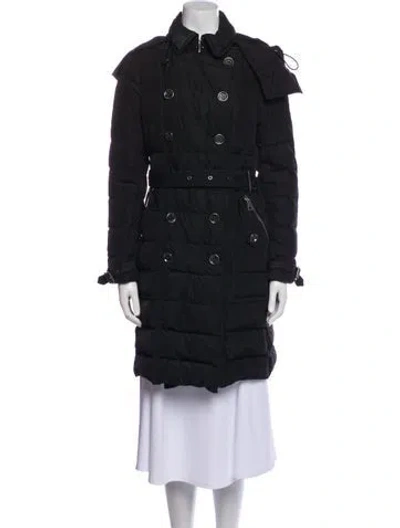 Pre-owned Burberry Down Coat In Black